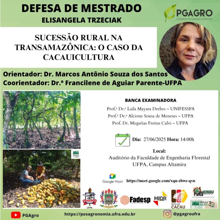 Defesa de mestrado: Elisangela Trzeciak
